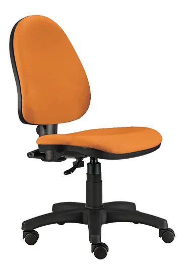 888/MEK židle kancelářská, látka DO DORA D 09 - látka oranžová